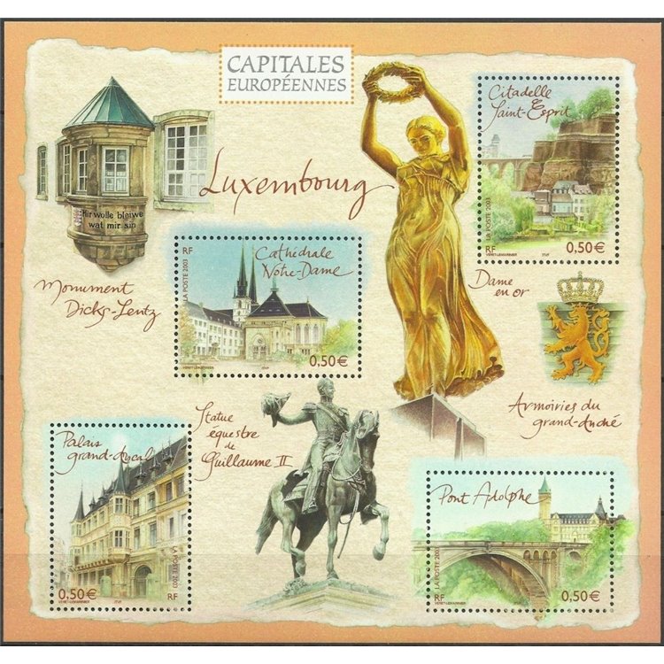 FRANCE 2003 Luxembourg European Capital s/s MNH**