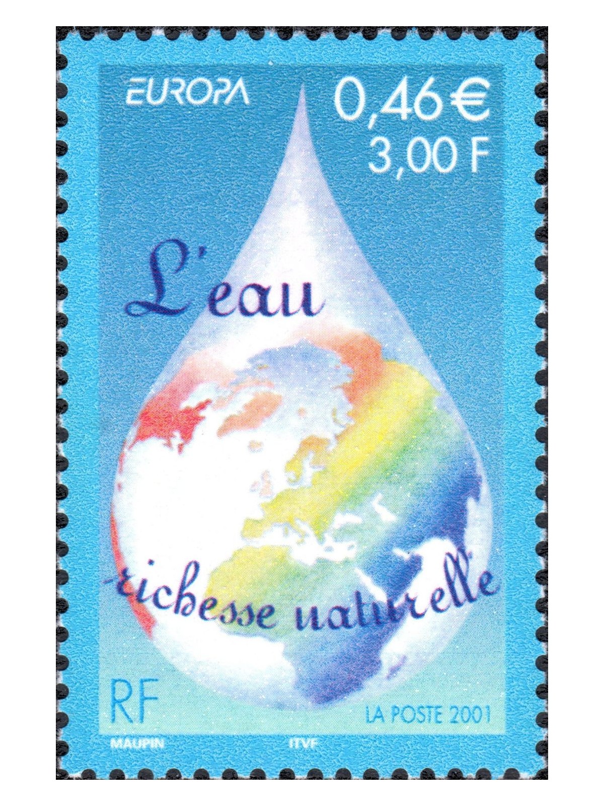 FRANCIA 2001 Europa MNH**