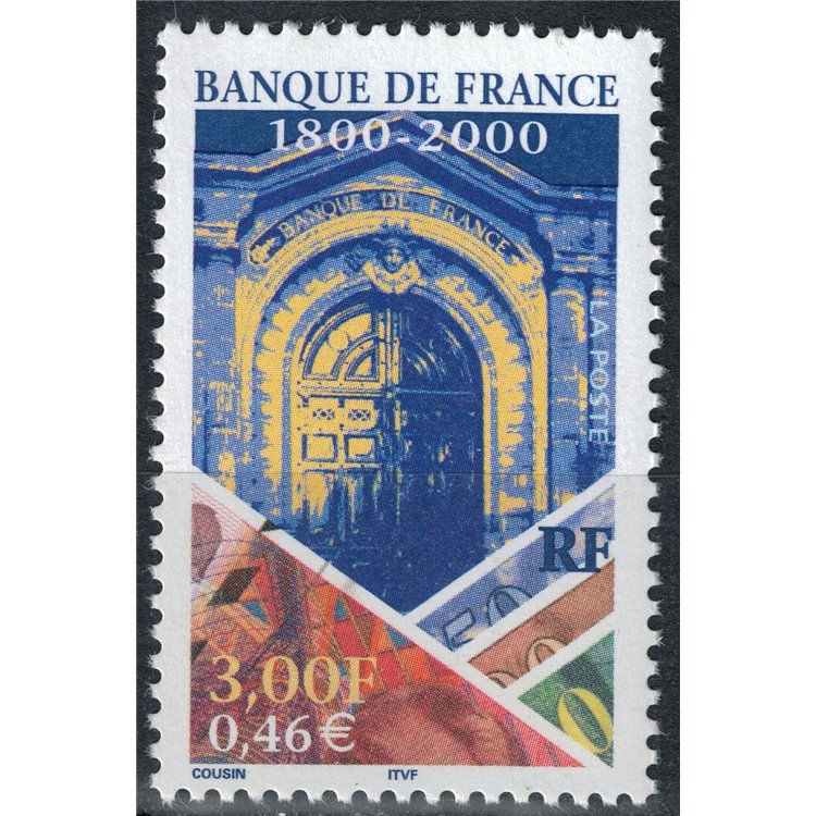 FRANCE 2000 Bank of France MNH**