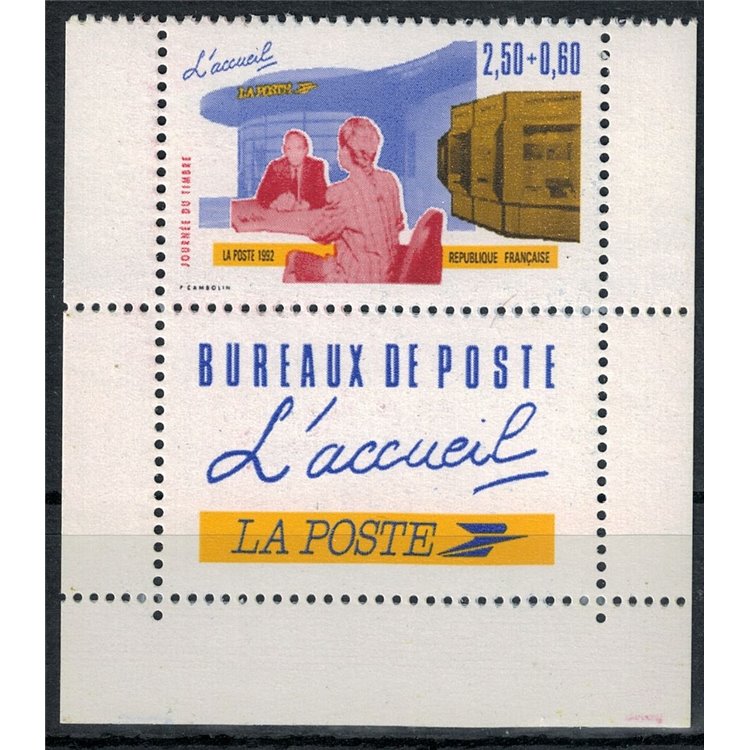 FRANCIA 1992 Giornata del francobollo da LB MNH**