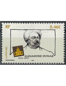 FRANCE 2002 Alexandre Dumas MNH**