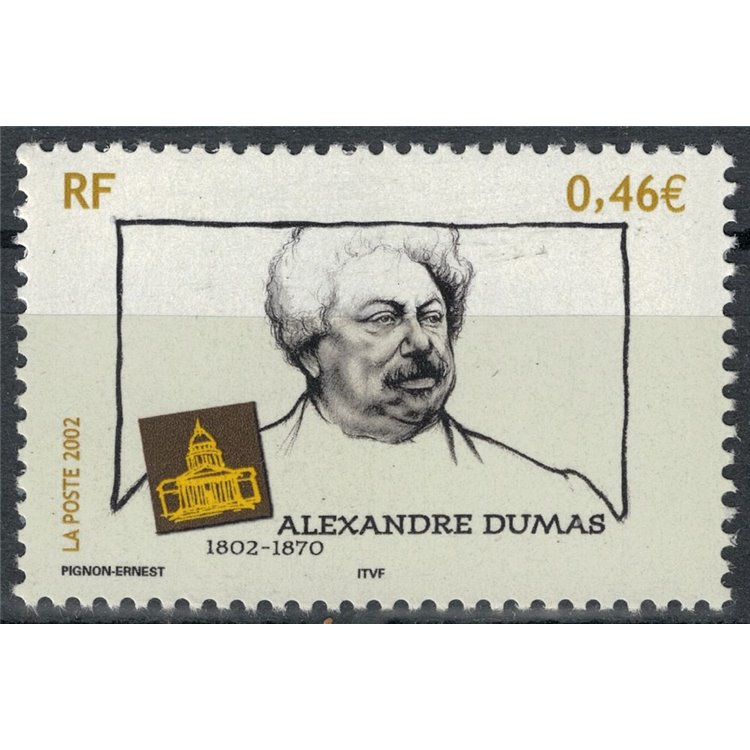FRANCIA 2002 Alexandre Dumas MNH**