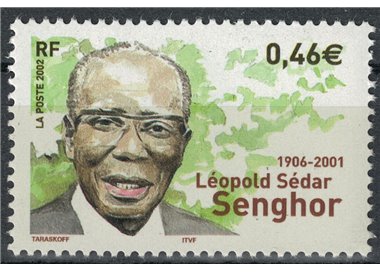 FRANCE 2002 Leopold Sedar Senghor MNH**