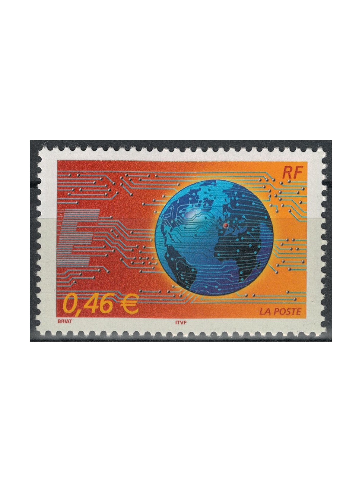 FRANCE 2002 Courier Stamp MNH**