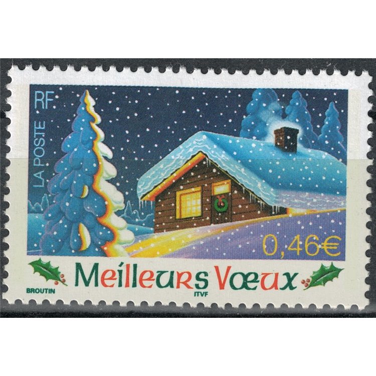FRANCIA 2002 Auguri per il nuovo anno MNH**