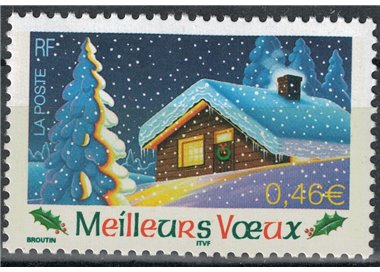 FRANCIA 2002 Auguri per il nuovo anno MNH**