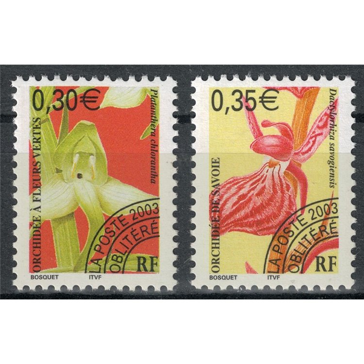 FRANCIA 2003 Preannullati (Orchidee) 2v MNH**