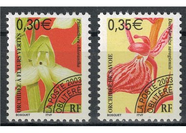 FRANCE 2003 Pre-cancelled (Orchids) 2v MNH**