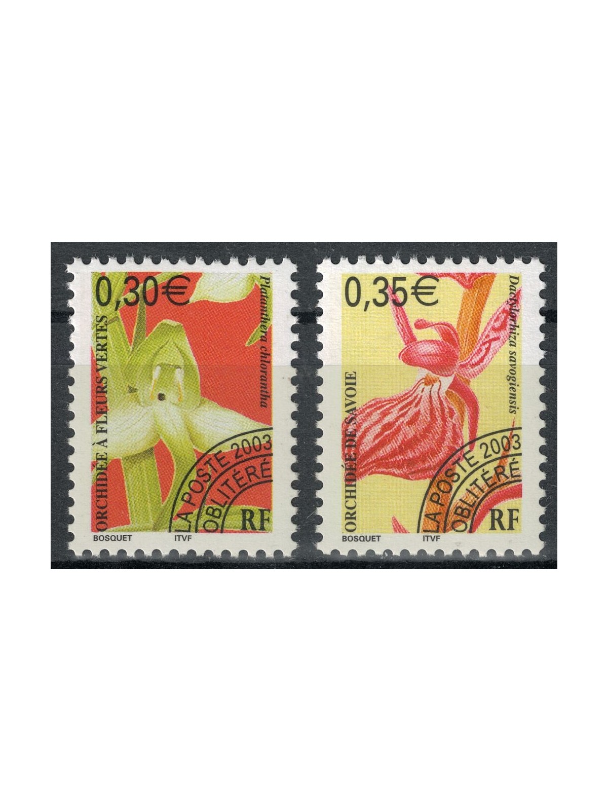 FRANCE 2003 Pre-cancelled (Orchids) 2v MNH**