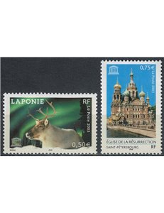 FRANCIA 2003 Francobolli di Servizio (UNESCO) 2v MNH**