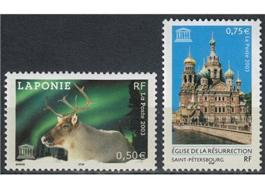 FRANCIA 2003 Francobolli di Servizio (UNESCO) 2v MNH**