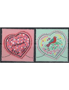 FRANCIA 2005 San Valentino (Cacharel) 2v MNH**
