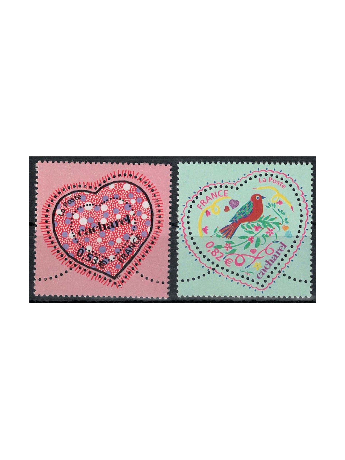 FRANCE 2005 San Valentino (Cacharel) 2v MNH**