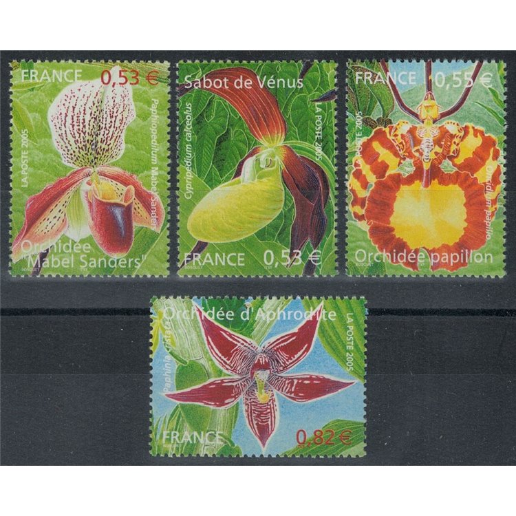 FRANCE 2005 Nature of France (Orchids) 4v MNH**