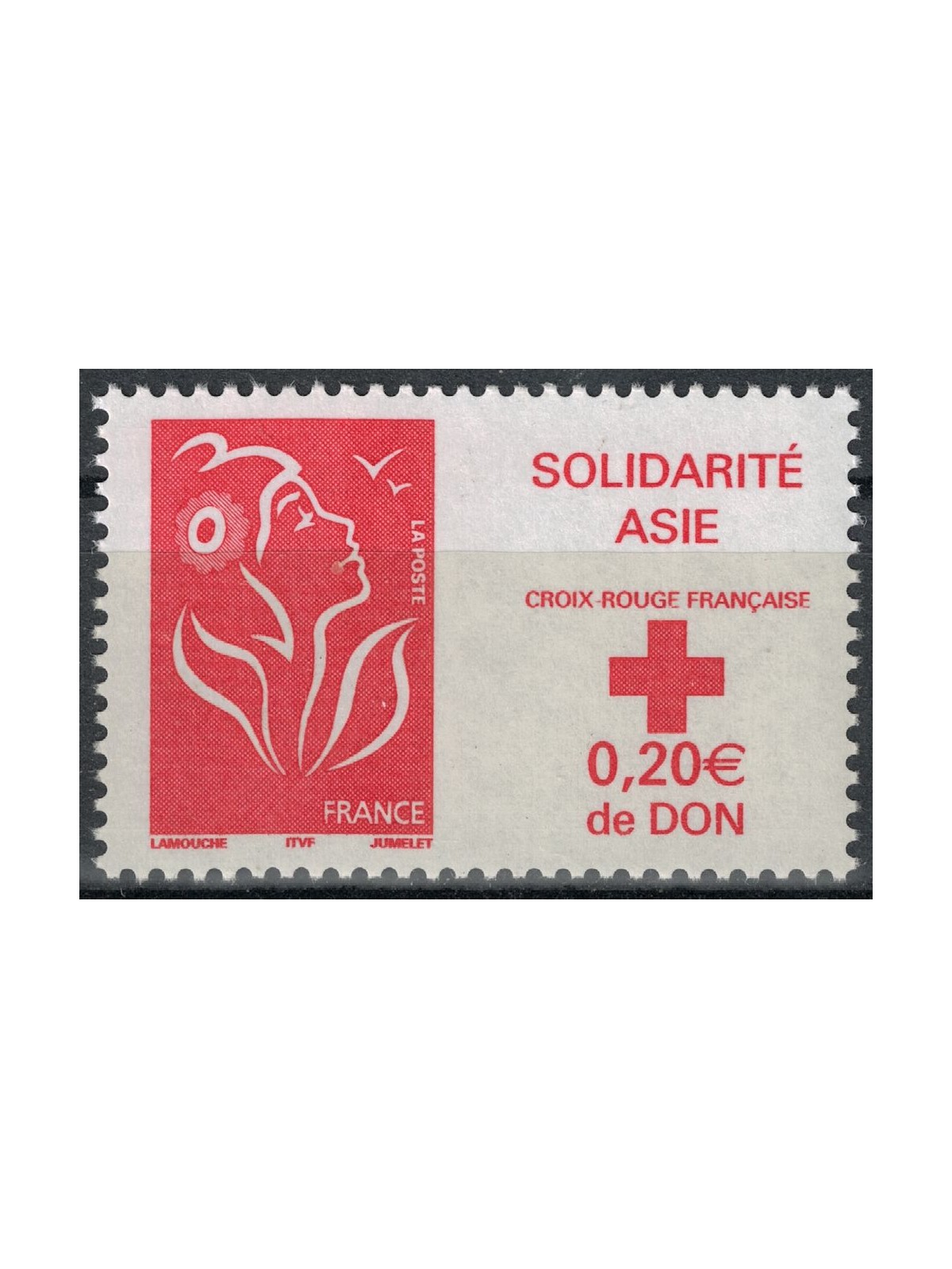 FRANCIA 2005 Croce Rossa (Pro Vittime dello Tsunami) MNH**