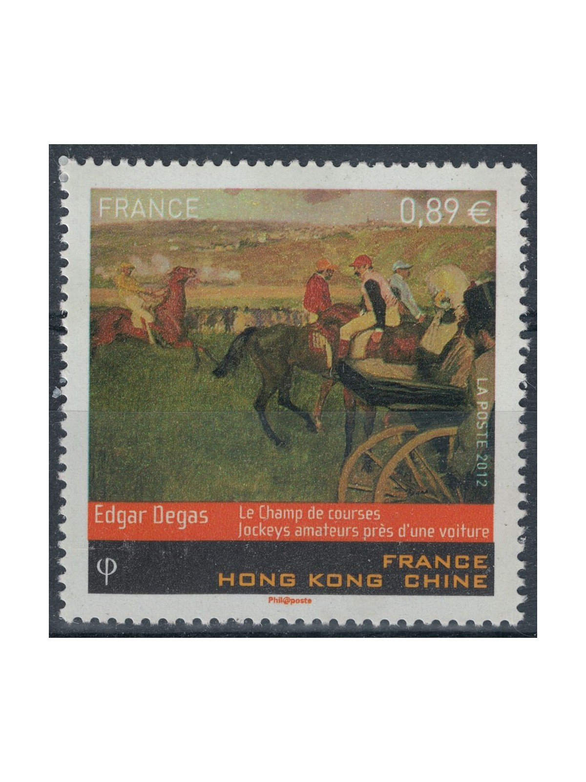 FRANCIA 2012 Arte, Edgar Degas MNH**