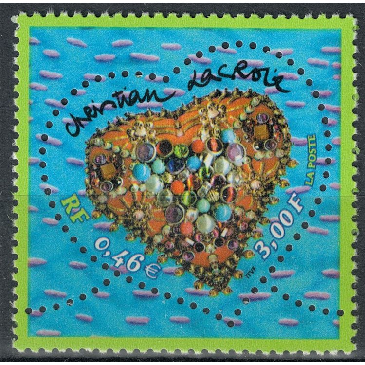 FRANCIA 2001 San Valentino (Christian Lacroix) MNH**