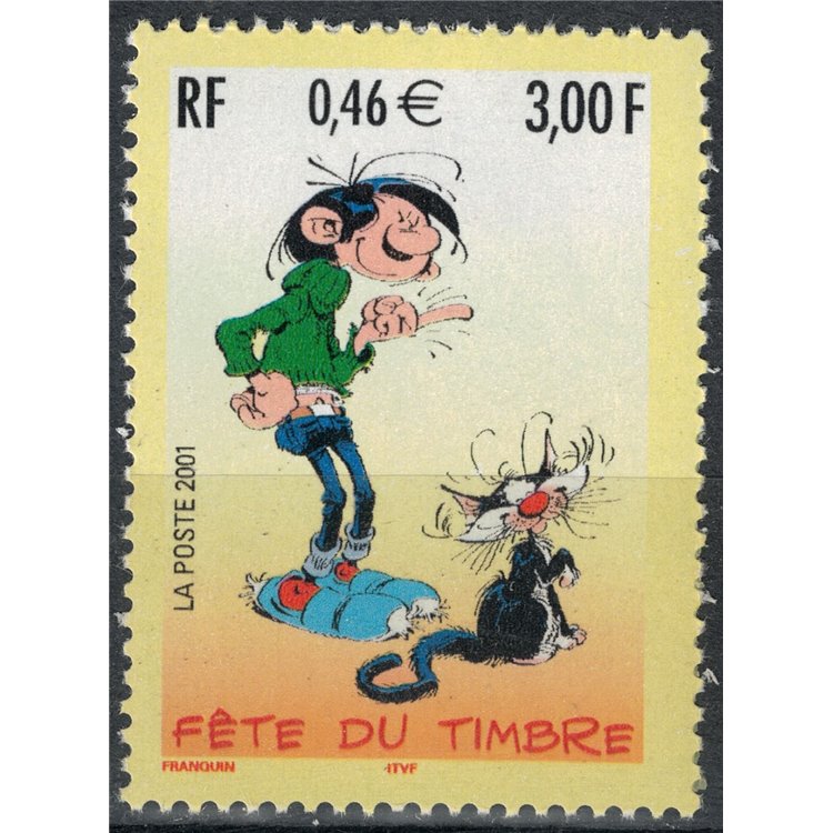 FRANCIA 2001 Giornata del francobollo (Gaston Lagaffe) MNH**