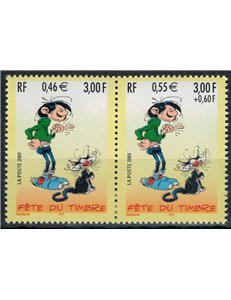FRANCE 2001 Stamp Day (Gaston Lagaffe) from booklet 2v MNH**