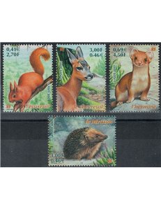 FRANCIA 2001 Natura di Francia 4v MNH**