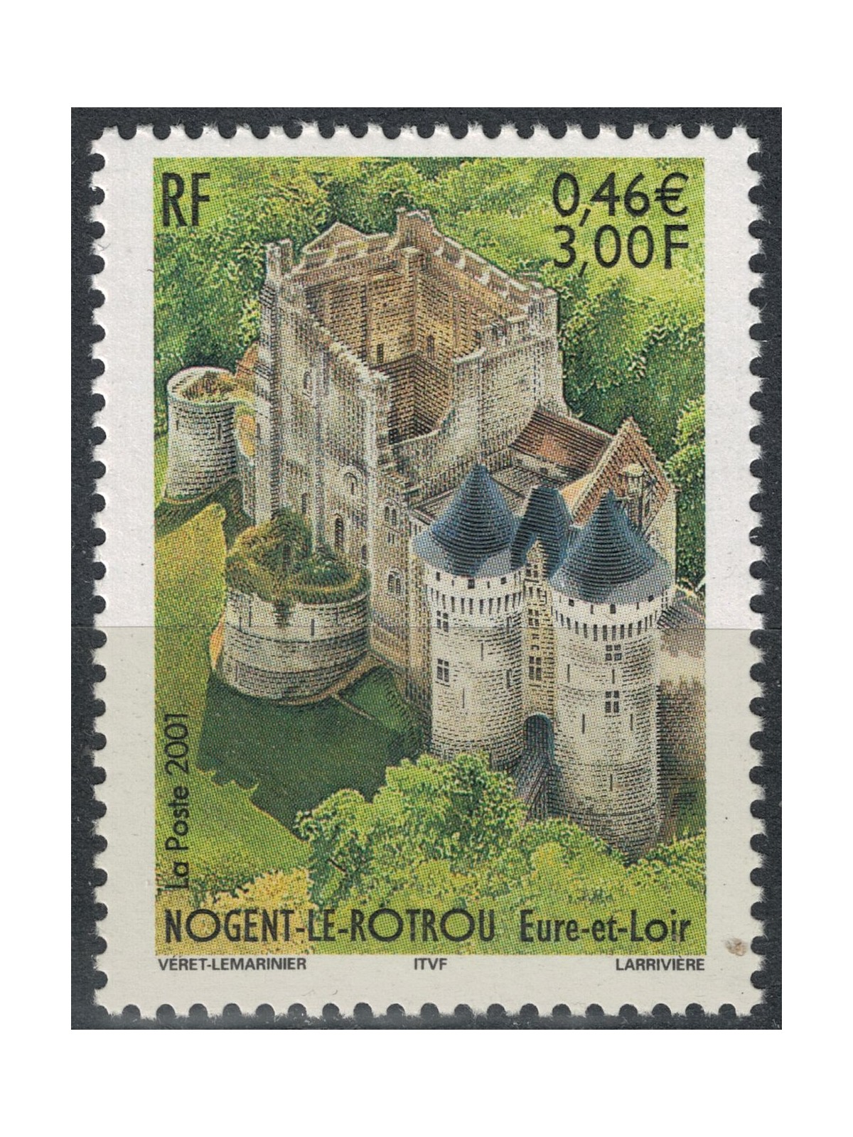 FRANCIA 2001 Castello di San Giovanni MNH**