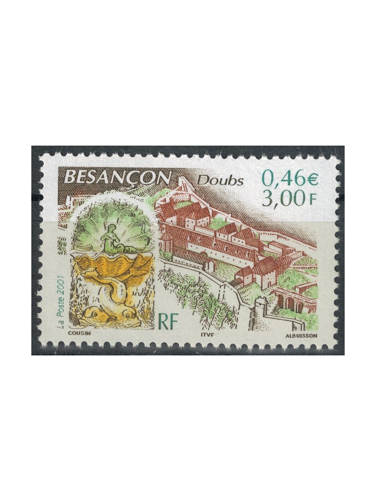 FRANCE 2001 Besancon MNH**