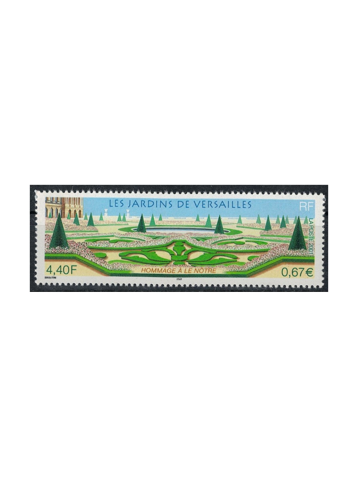 FRANCE 2001 Gardens of Versailles MNH**
