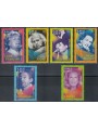 FRANCIA 2001 Cantanti celebri 6v MNH**