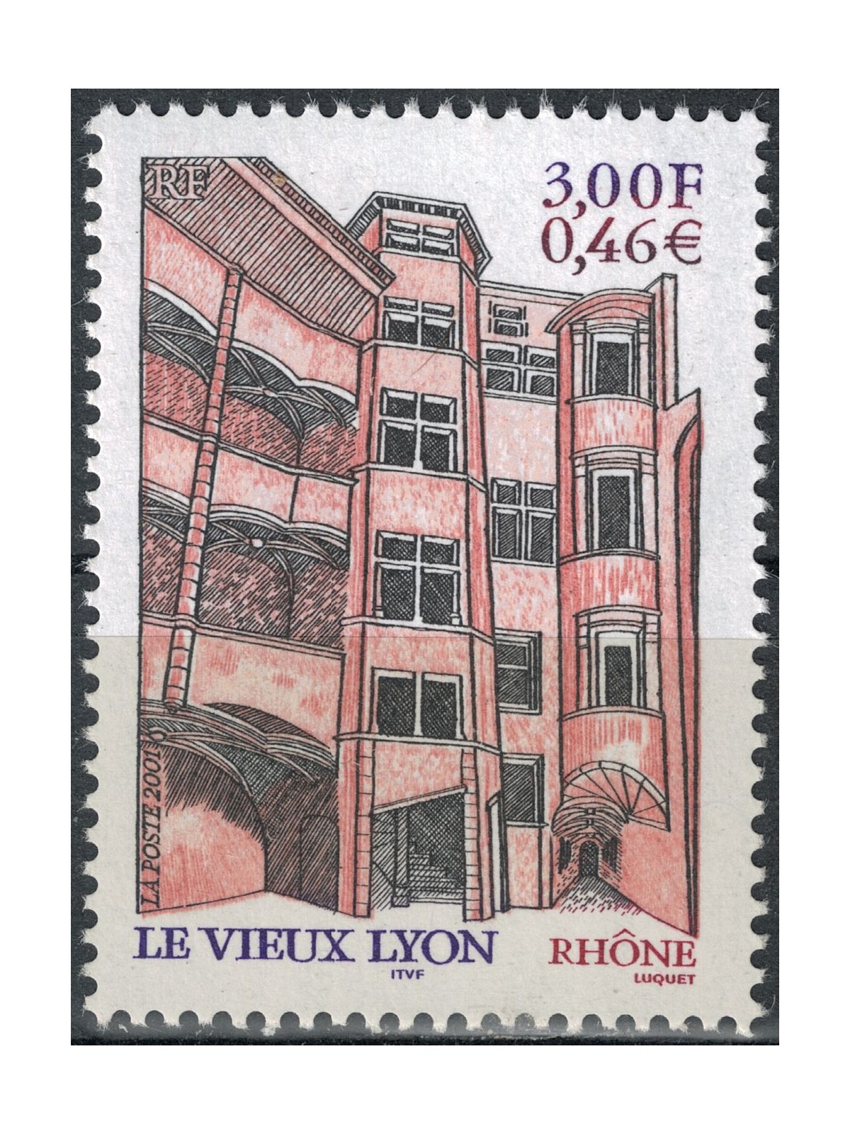 FRANCE 2001 Tourist (Lyon) MNH**