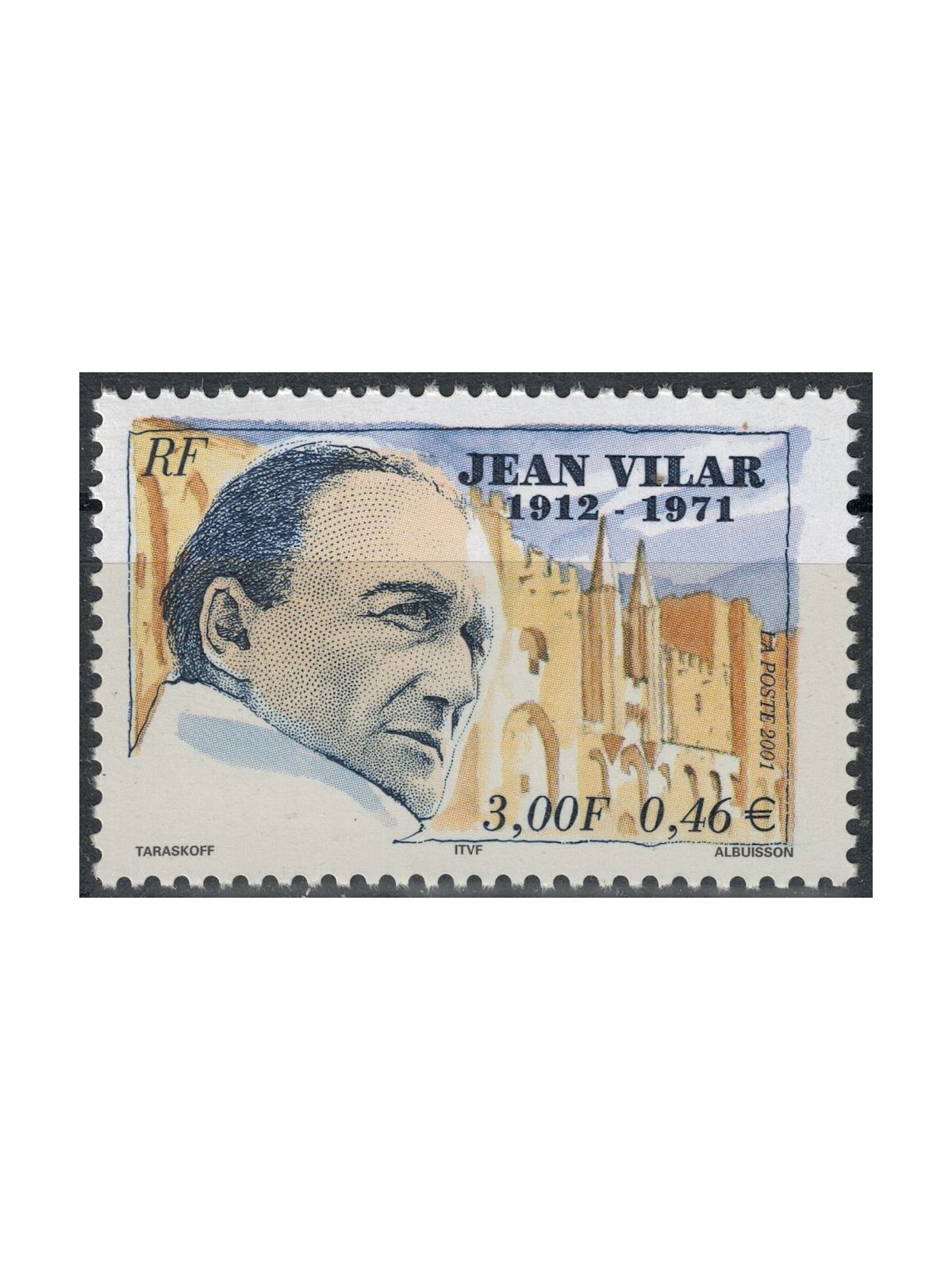 FRANCE 2001 Jean Vilar MNH**