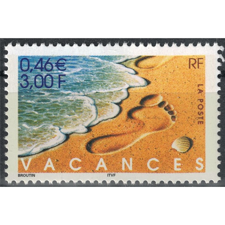 FRANCIA 2001 Buone vacanze MNH**