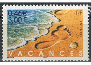 FRANCE 2001 Happy Holidays MNH**