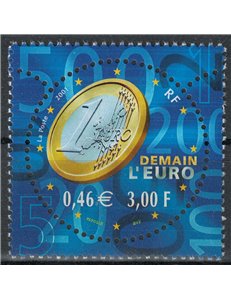 FRANCE 2001 Introduction Euro MNH**