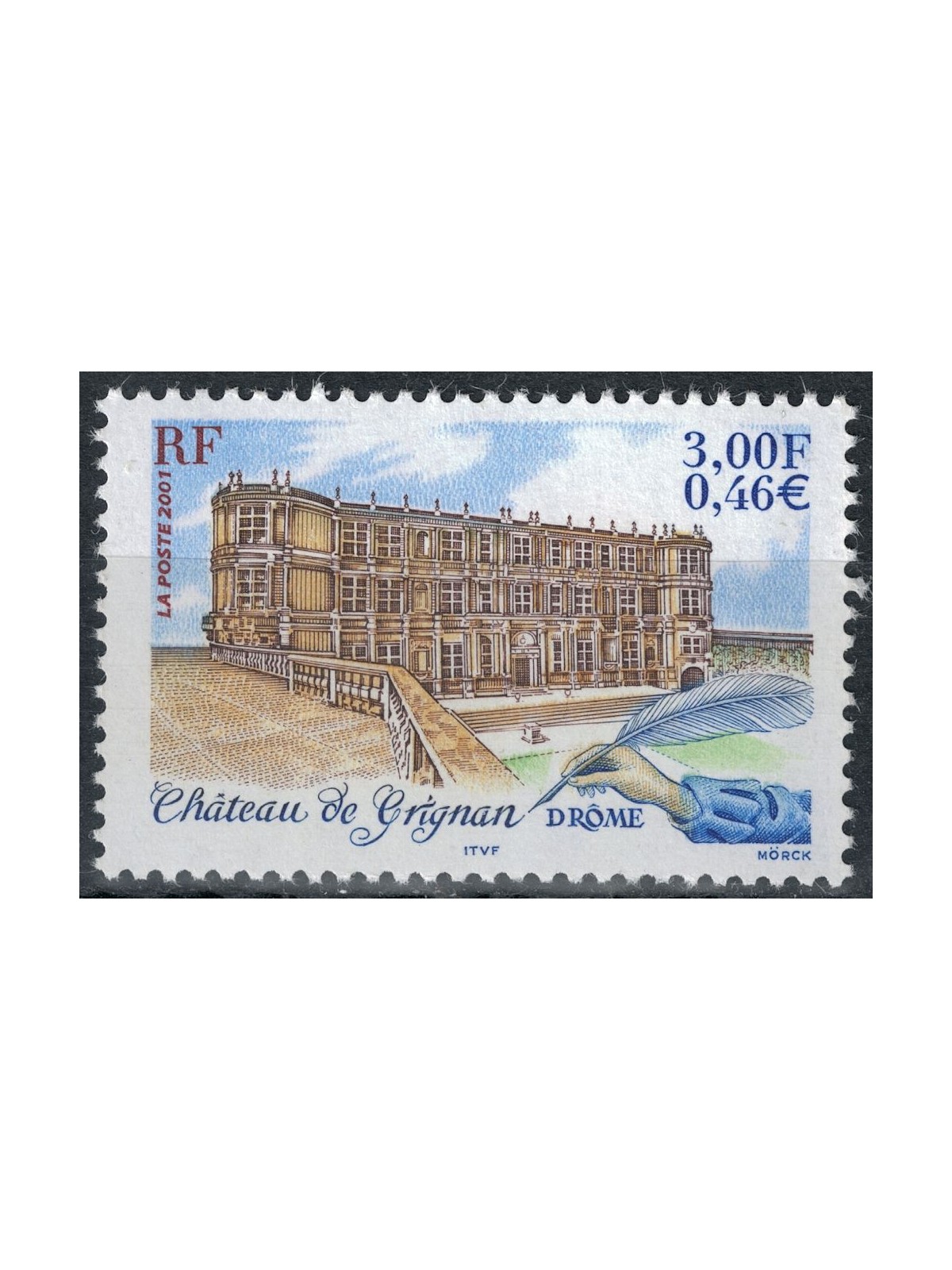 FRANCIA 2001 Castello di Grignan MNH**