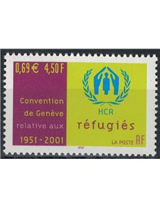 FRANCIA 2001 Rifugiati MNH**