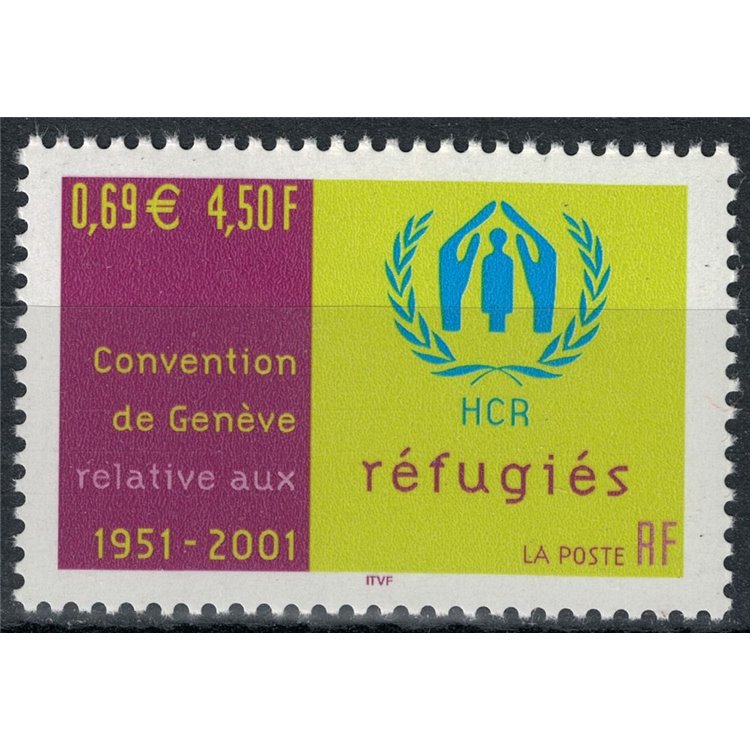 FRANCIA 2001 Rifugiati MNH**