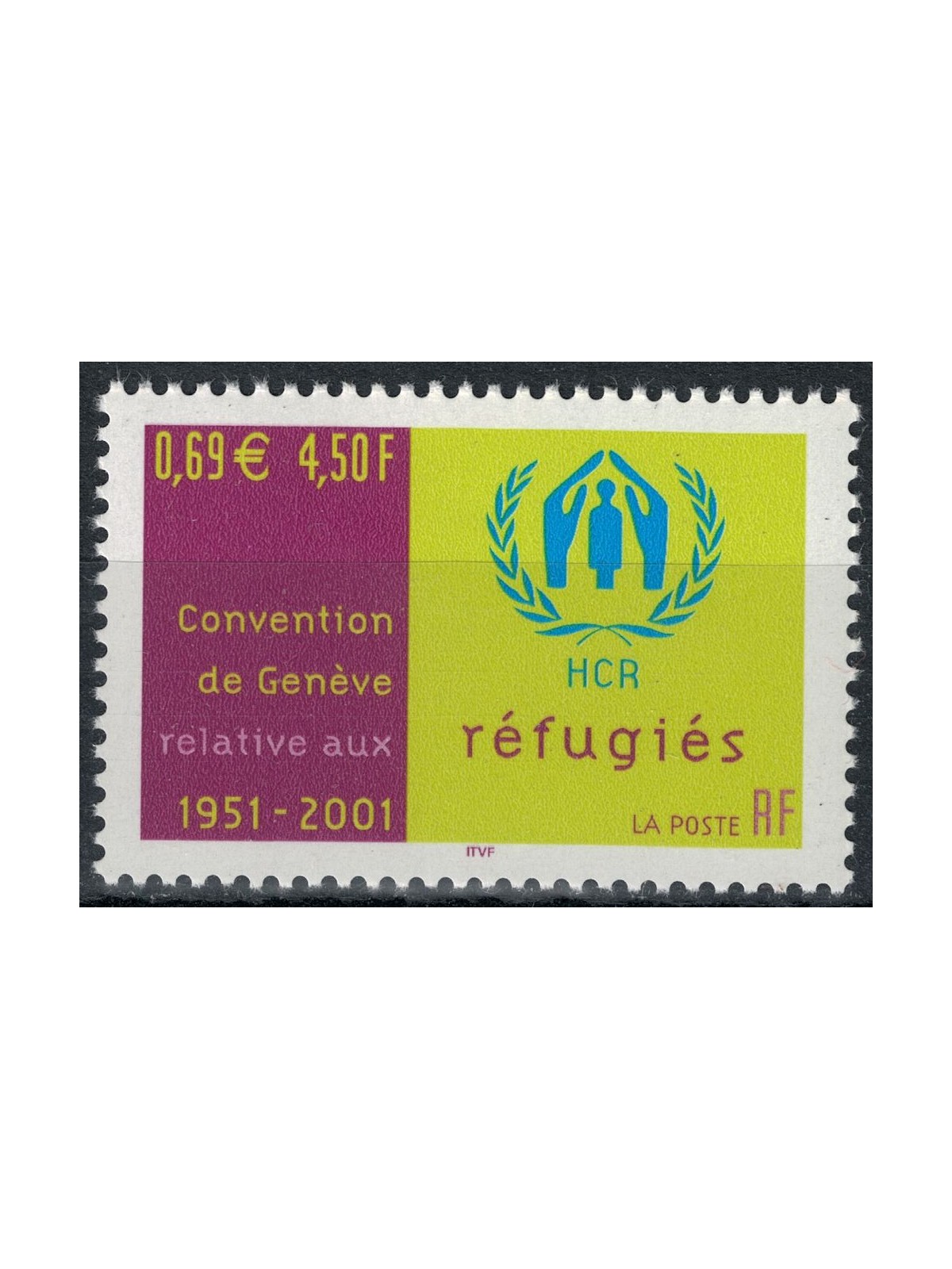 FRANCE 2001 Refugees MNH**