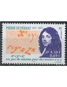 FRANCIA 2001 Pierre de Fermat MNH**