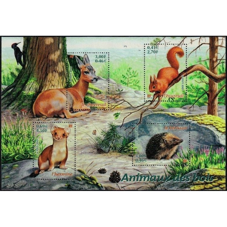 FRANCE 2001 Natura di Francia s/s MNH**