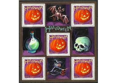 FRANCE 2001 Halloween s/s MNH**