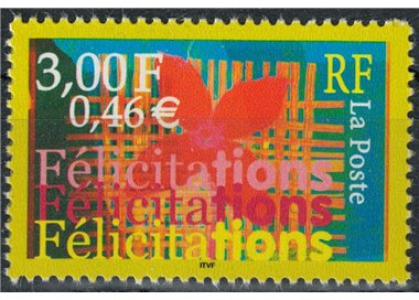 FRANCE 2000 Congratulations MNH**