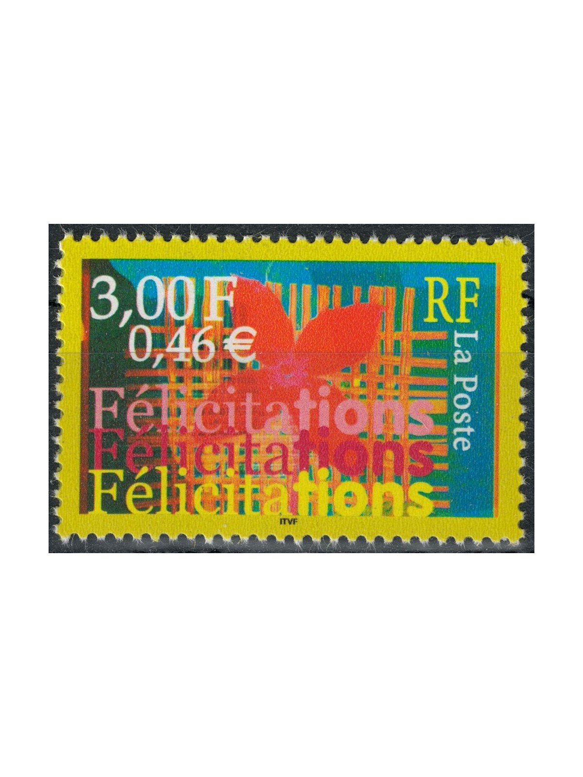 FRANCE 2000 Congratulations MNH**