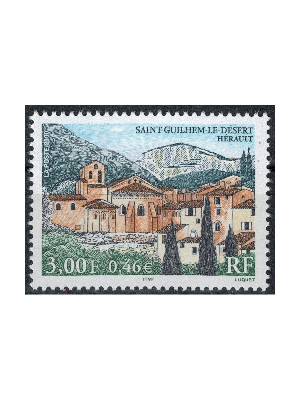 FRANCIA 2000 Saint-Guilhem-le-Désert MNH**