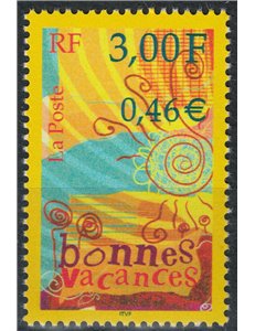 FRANCE 2000 Happy Holidays MNH**