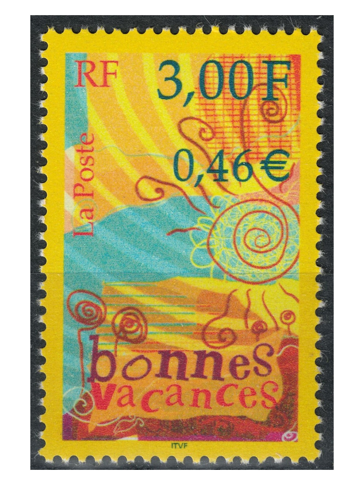 FRANCE 2000 Happy Holidays MNH**
