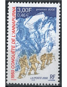 FRANCIA 2000 Conquista dell'Annapurna MNH**