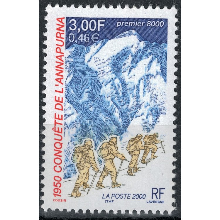 FRANCIA 2000 Conquista dell'Annapurna MNH**