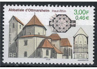 FRANCIA 2000 Abbazia di Ottmarsheim MNH**