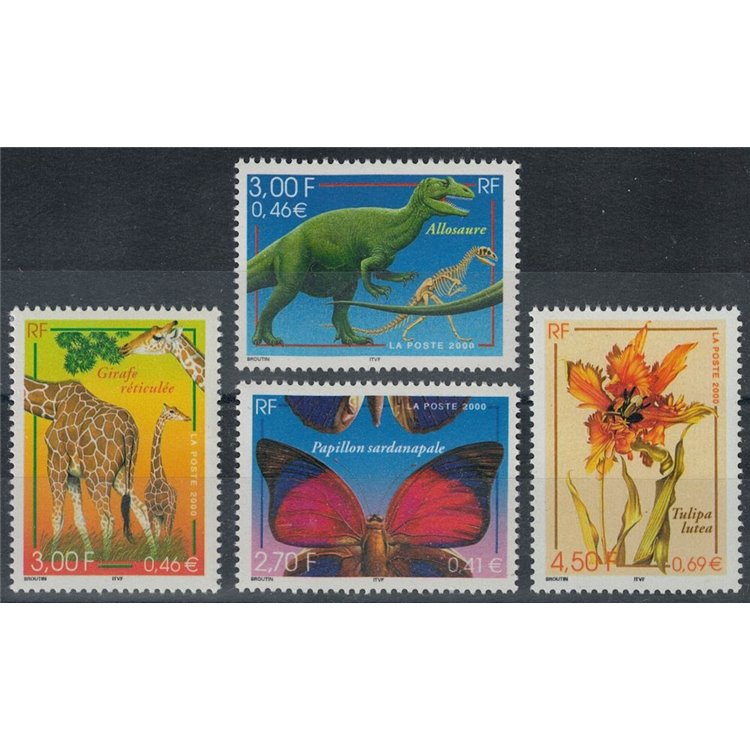FRANCE 2000 Nature of France 4v MNH**