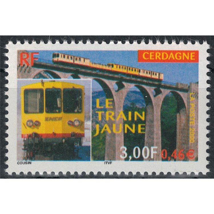 FRANCE 2000 Yellow Train, the 'Canary' MNH**